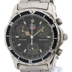 TAG HEUER Professional Chronograph Steel Quartz Mens Watch 570.206